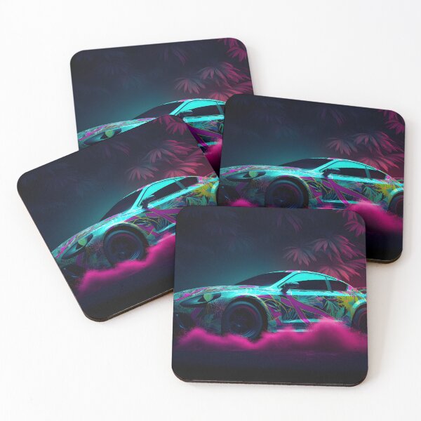 Item preview, Rally car at night designed and sold by Cr-AI-tive.