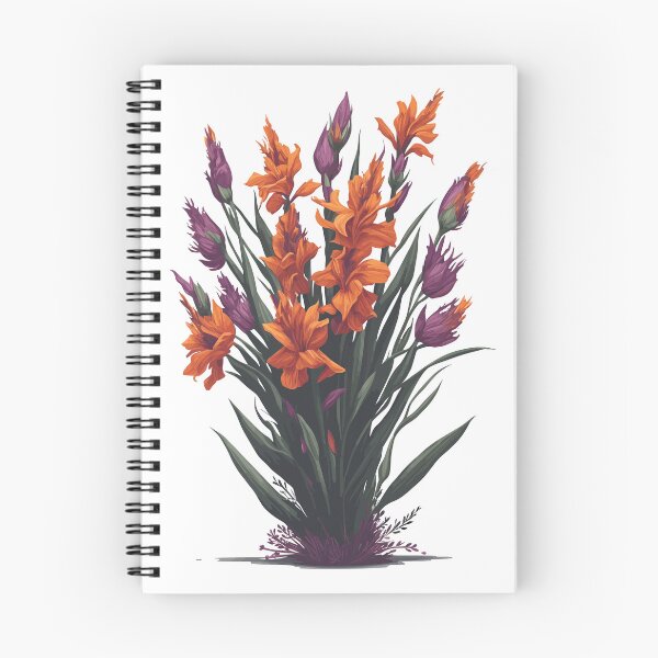 Item preview, Gladiolus  Flower Bucket illustration designed and sold by SithCreation.