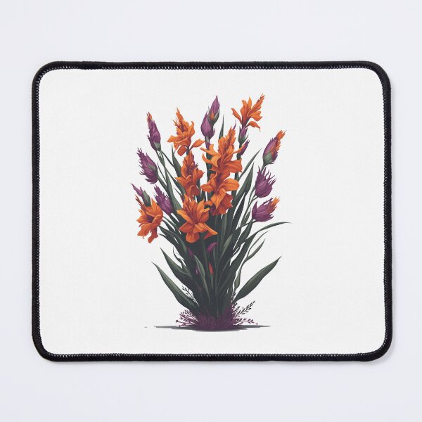 Item preview, Gladiolus Flower Bucket illustration designed and sold by SithCreation.