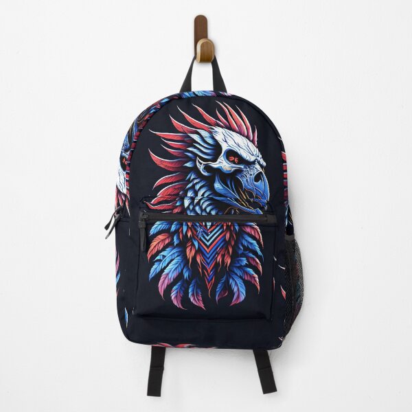Item preview, Illustration a print of vintage Dead Skull, American flag designed and sold by deluxelion.
