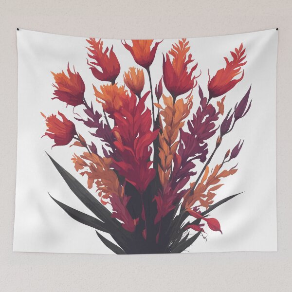 Item preview,  Gladiolus  Flower Bucket illustration designed and sold by SithCreation.