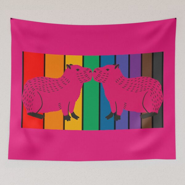 Item preview, Lesbian Capybara designed and sold by ArtisShops.