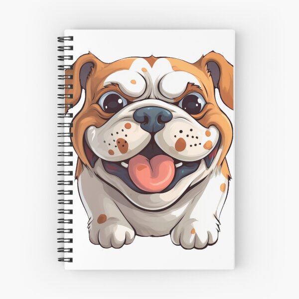 Item preview, "Cartoon Bulldog with Big Eyes" designed and sold by Mykhailov.