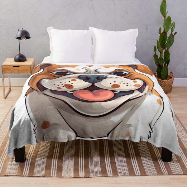 Item preview, "Cartoon Bulldog with Big Eyes" designed and sold by Mykhailov.