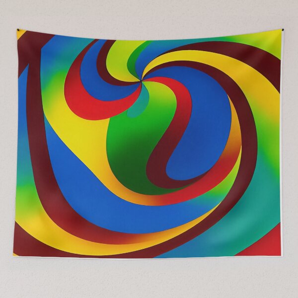 Item preview, Abstract Twirls and Swirls Spinning Randomly designed and sold by deniselynnimage.