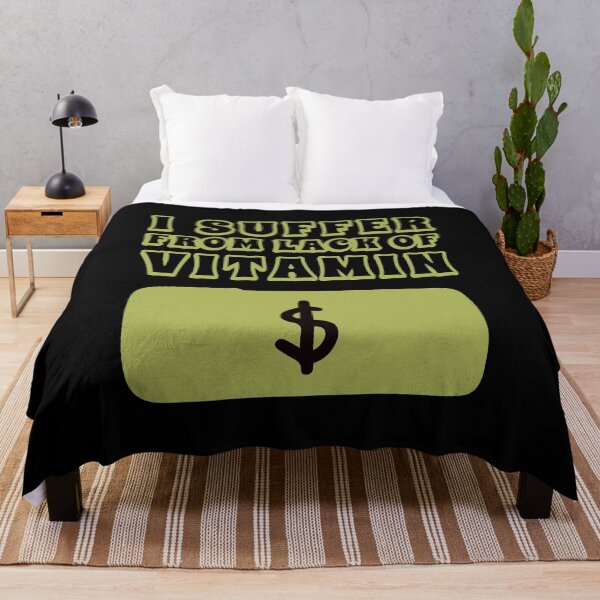 Item preview, Lack Of Vitamin Dollar - Funny Money Pun / Meme designed and sold by InkyGenies.
