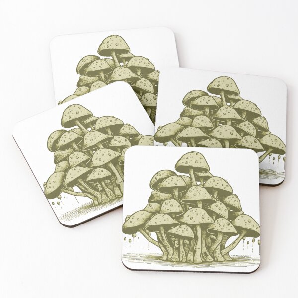 Item preview, Clump of Monochromatic Mushrooms designed and sold by UlDesigns.
