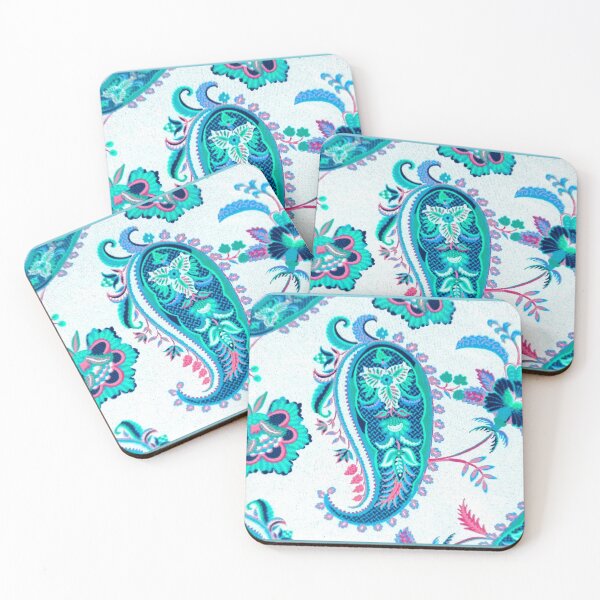 Item preview, Paisley pattern in turquoise designed and sold by angel1.