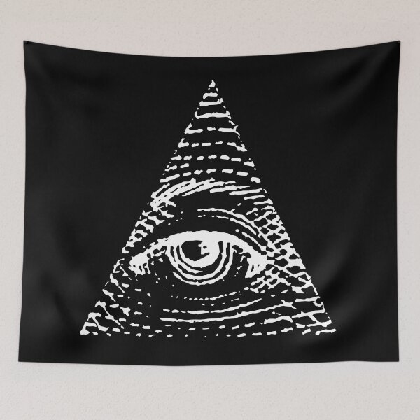 Item preview,  Illuminati Triangle Symbol white designed and sold by MortemMaker.