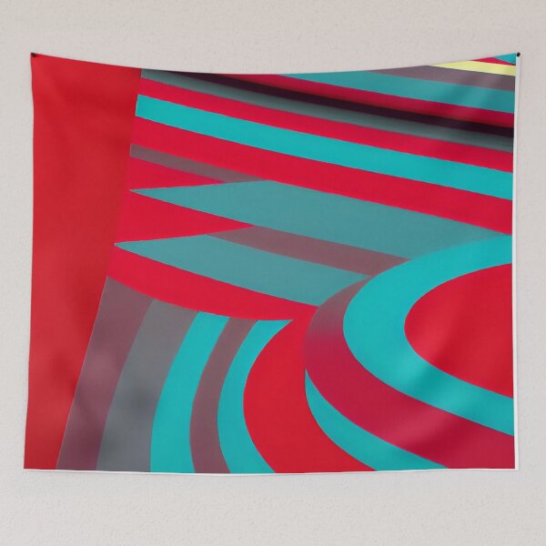 Item preview, Abstract Diagonal Layers of Lines and Circles  designed and sold by deniselynnimage.
