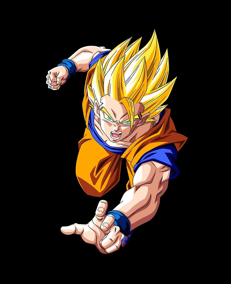 Goku SSJ 2 Sticker by Dankelys