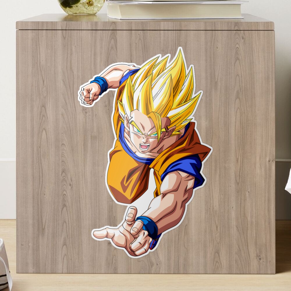 Goku SSJ 2 Sticker by Dankelys