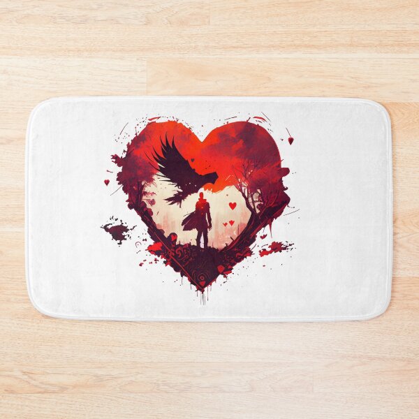 Item preview, Raven Man Love Heart BRZRKR designed and sold by MLArtifex.