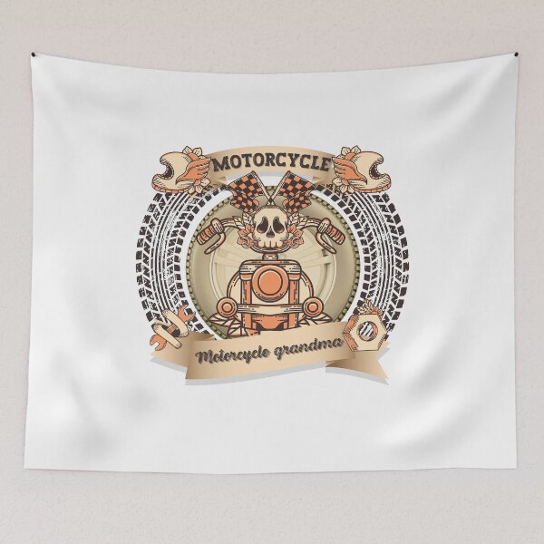 Item preview, motorcycle grandma designed and sold by PositiveIdeas.