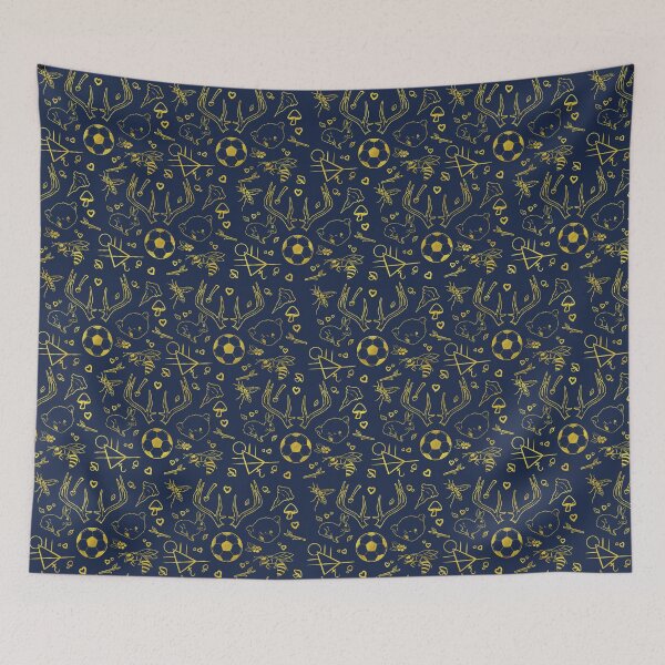 Item preview, Yellowjackets Icon Pattern (Yellow) designed and sold by doughnutcleric.