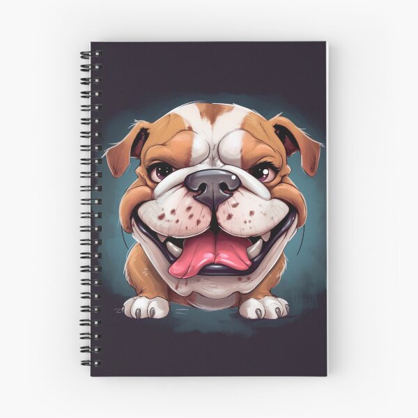 Item preview, "Cartoon Bulldog with Big Eyes" designed and sold by Mykhailov.