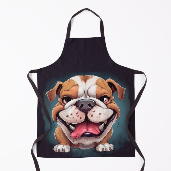 Item preview, "Cartoon Bulldog with Big Eyes" designed and sold by Mykhailov.