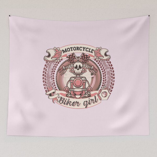 Item preview, motorcycle Biker Girl designed and sold by PositiveIdeas.