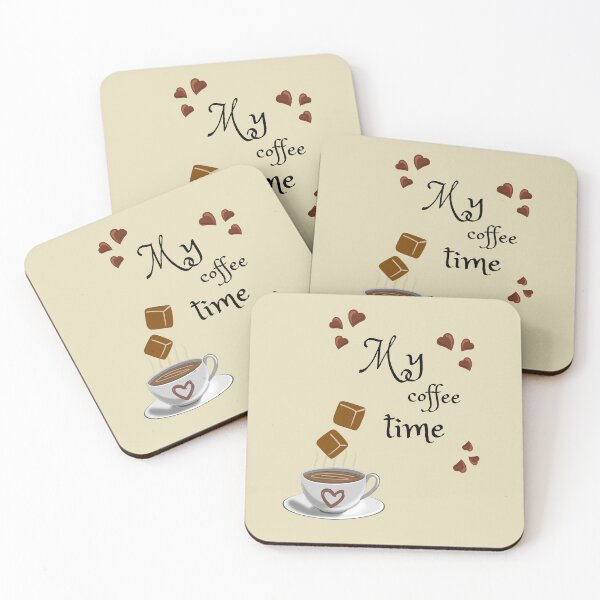 Item preview, My coffee time - coffee with chocolate designed and sold by BababuuuPrint.