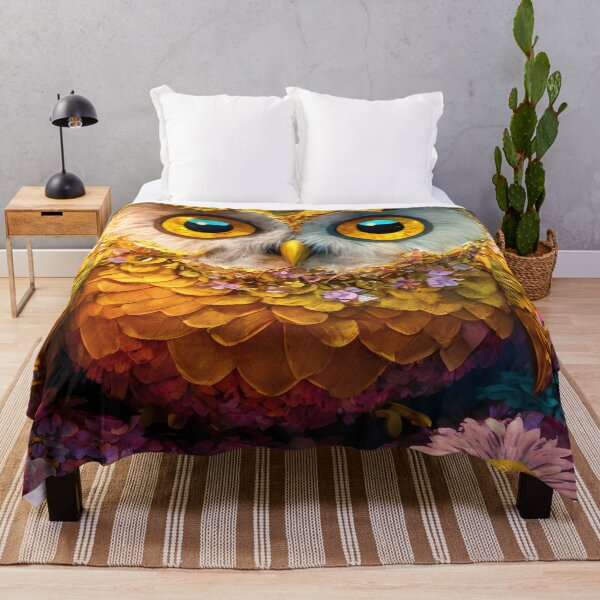 Item preview, Golden Owl designed and sold by WallGarden.