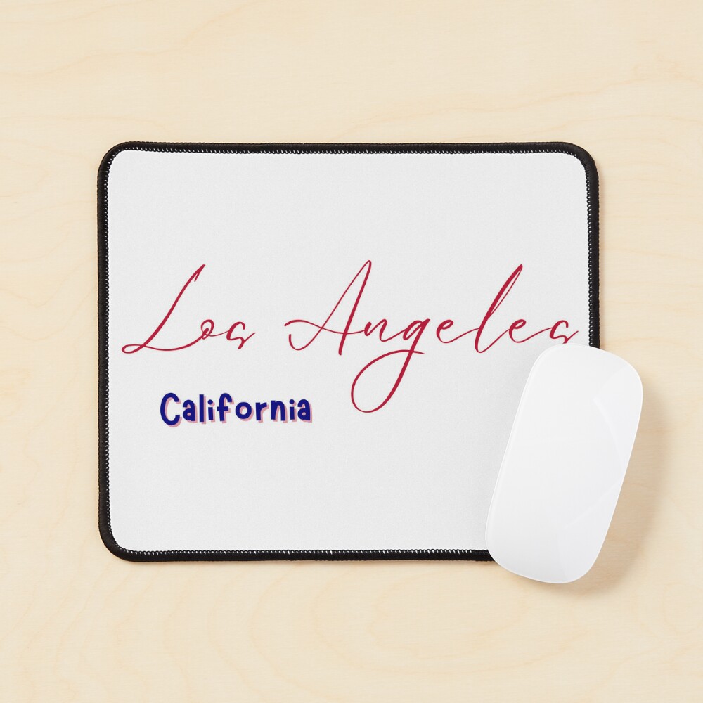 Los Angeles - California (Black letters) Sticker for Sale by LinguaPampa