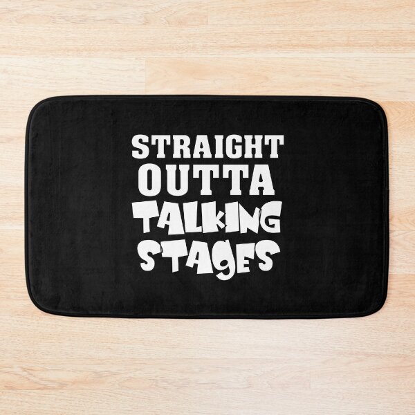 Item preview, Straight Outta Talking Stages Funny Witty Dating Quote designed and sold by Sonatablue.