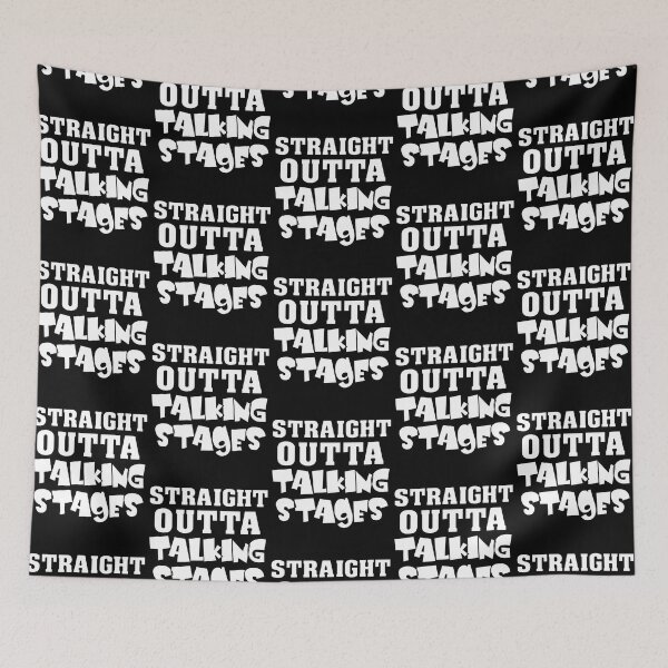 Item preview, Straight Outta Talking Stages Funny Witty Dating Quote designed and sold by Sonatablue.