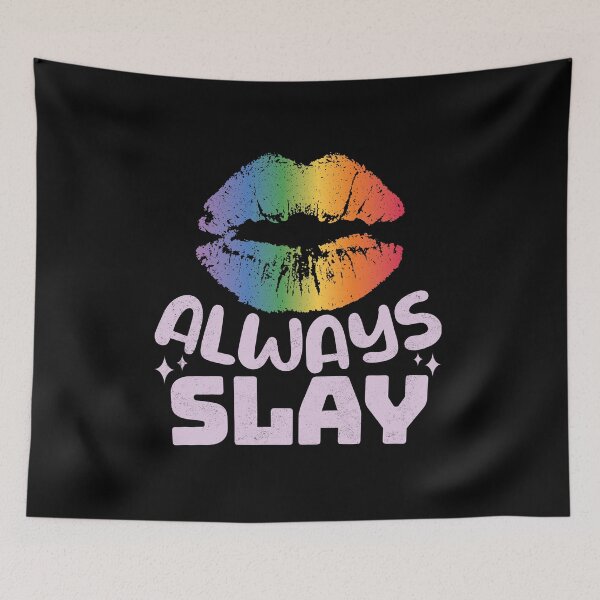 Aperçu de l'œuvre Always Slay, Queen Slay, les meilleurs cadeaux pour les drag queens créée et vendue par DADA635.