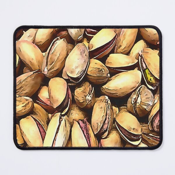 Item preview, Pistachio Nuts Black Outline Art designed and sold by taiche.