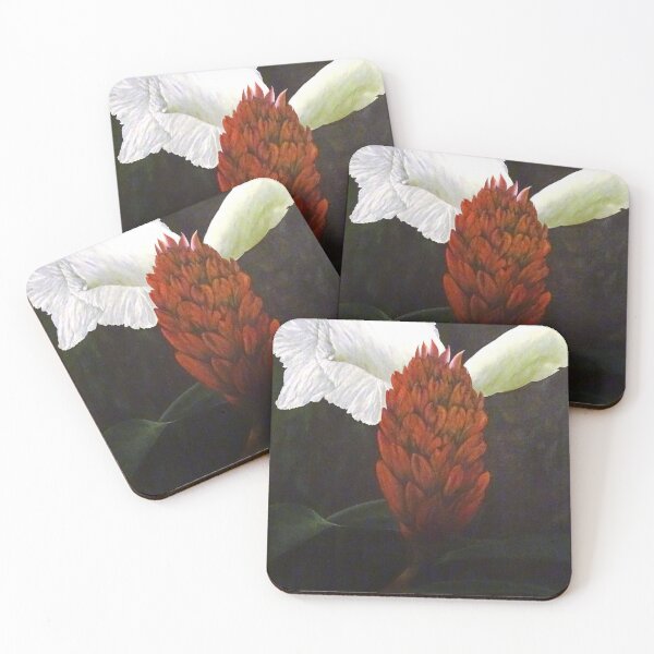 Item preview, HAND PAINTED CREPE GINGER FLOWER designed and sold by mymumsart.