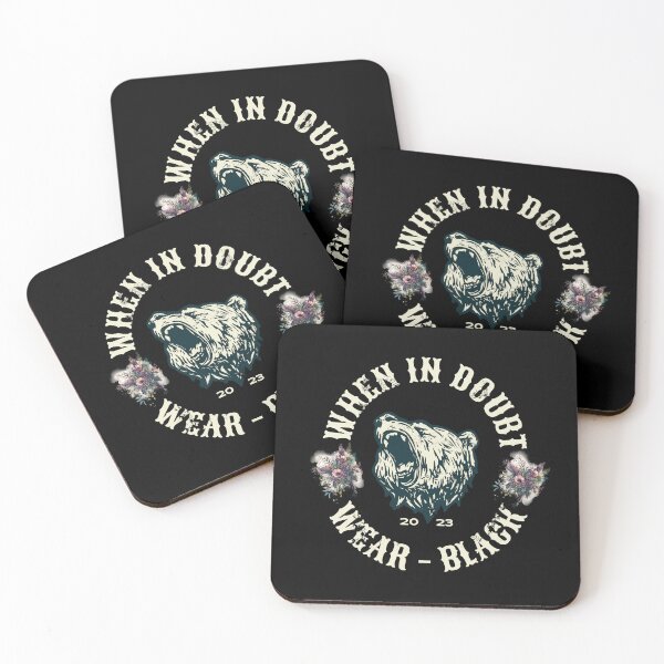 Item preview, When In Doubt Wear Black designed and sold by Monica-Designs.