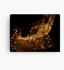 Golden Sleigh Canvas Print