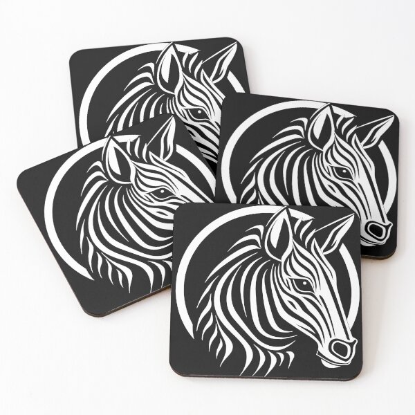 Item preview, Cool Zebra Head minimalistic in black and white designed and sold by Dreamakerstudio.