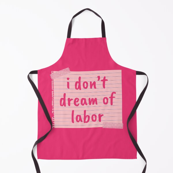 Item preview, I Don't Dream of Labor Pink Cutesy Note designed and sold by Pink Ribbon.