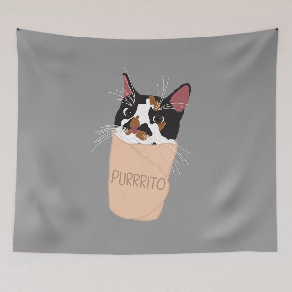 Item preview, Purrrito 1 designed and sold by regsdoodles.