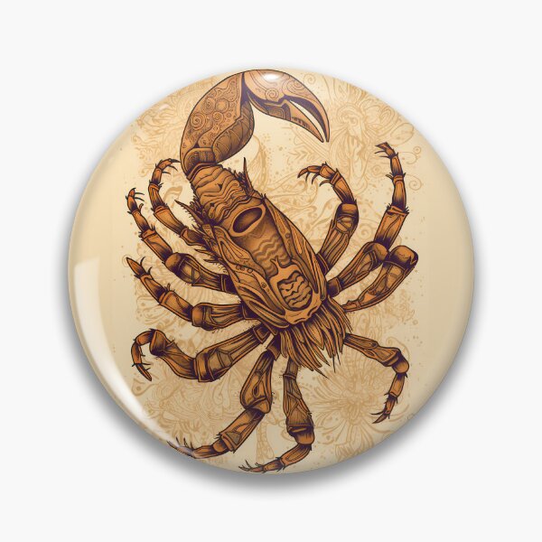 Item preview, Copy of Vintage Style Scorpius Zodiac Sign Art, Scorpius Zodiac Sign Gift, Scorpius for her and him designed and sold by ADGFX.
