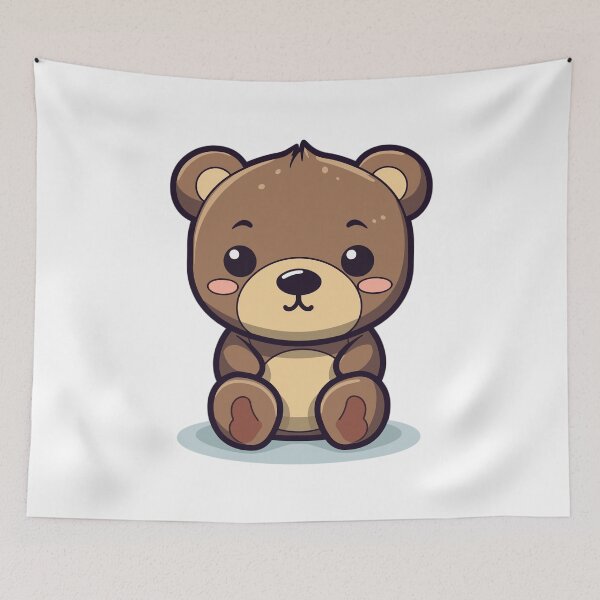 Item preview, Cuddly & Cute Chibi Bear  designed and sold by Lenkooo.