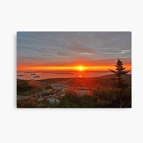 Item preview, The sunrise from Cadillac Mountain in Acadia National Park designed and sold by WayneOxfordPh.