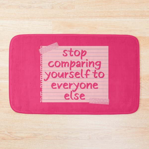Item preview, Stop Comparing Yourself To Others Pastel Pink Reminder designed and sold by Pink Ribbon.