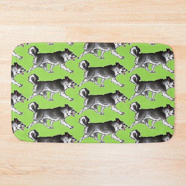 Item preview, Pomsky Power (Black & White) designed and sold by Sparklepupfaeri.