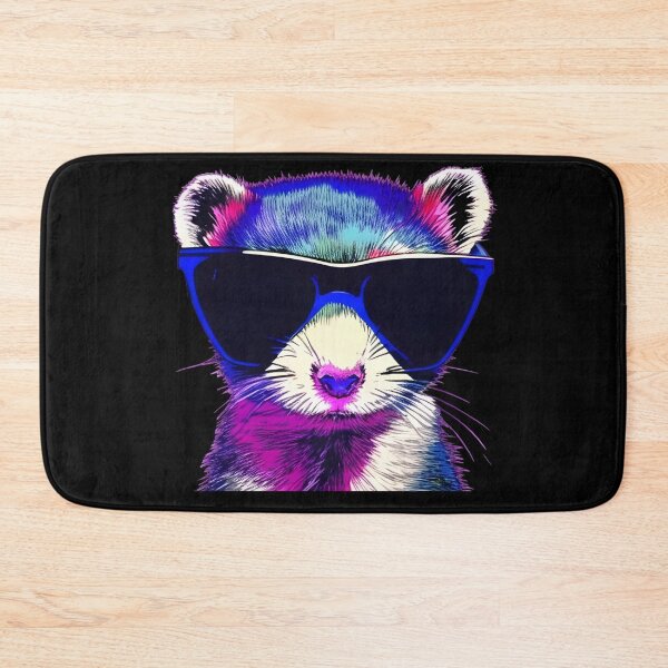 Artikelvorschau, Frettchen mit Sonnenbrille entworfen und verkauft von PWD-Design.