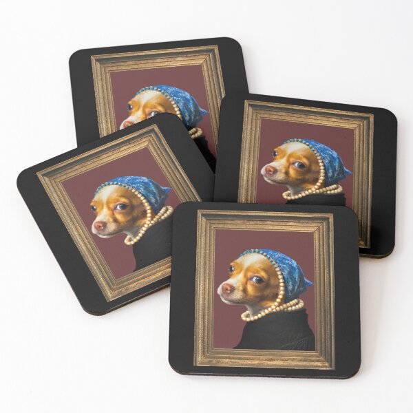 Item preview, DOG CHIHUAHUA PORTRAIT GIRL WITH A PEARL designed and sold by CeraRoss.
