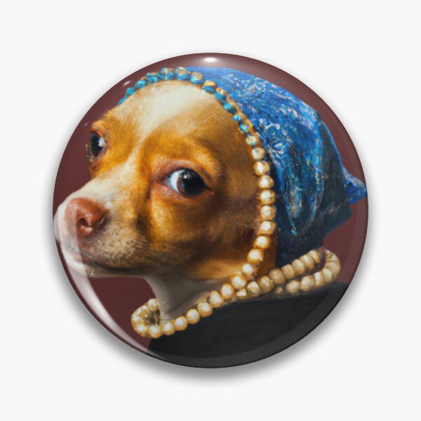 Item preview, DOG CHIHUAHUA PORTRAIT GIRL WITH A PEARL designed and sold by CeraRoss.