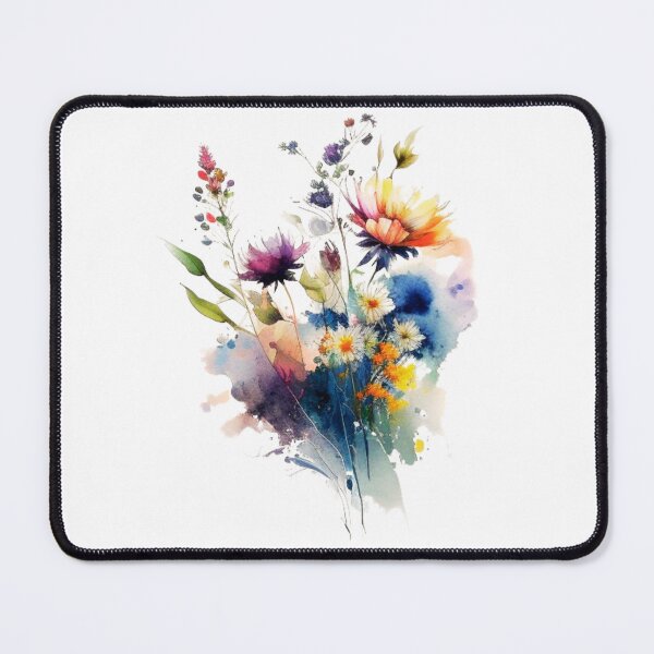 Artikelvorschau, Schöne Sommer Aquarell Blumen entworfen und verkauft von LazyLifestyle.