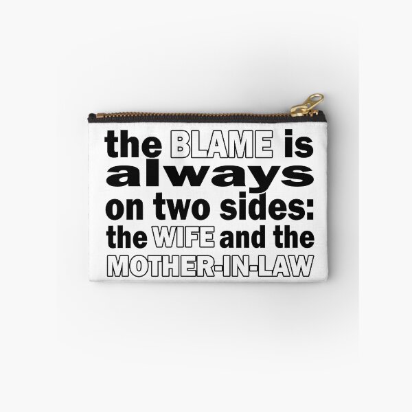 Item preview, Funny Divorce Quote the blame of the wife and mother-in-law designed and sold by raccoon-shop.