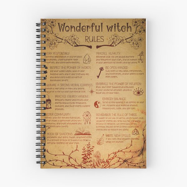 Item preview, Wonderful Witch Rules, Rules Of The Witch, Witch Rules, Witch Rules Poster, Art Print, Halloween Decor designed and sold by camelsvg.