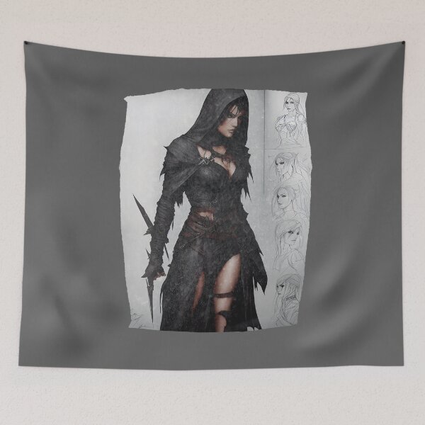 Item preview, Female Assassin Sketchbook designed and sold by FiaFiaPress.