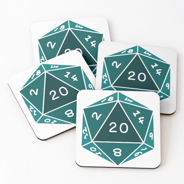 Item preview, Aqua D20 Dice designed and sold by glc1985.