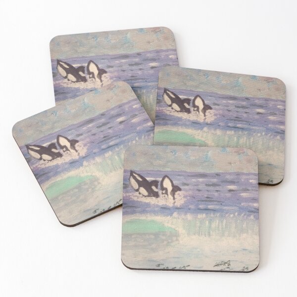 Item preview, Playful Orca Whales designed and sold by Jill  Ledet.
