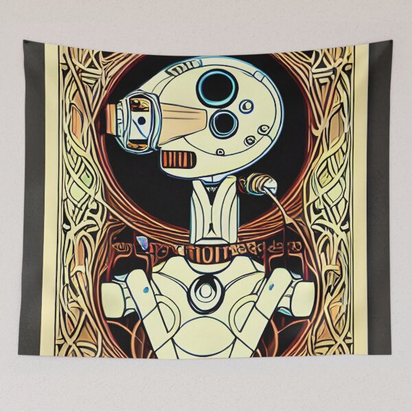 Aperçu de l'œuvre Robots Art nouveau créée et vendue par CRAFTER-MEDIA.